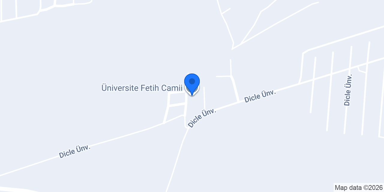 Üniversite Fetih Camii konumu