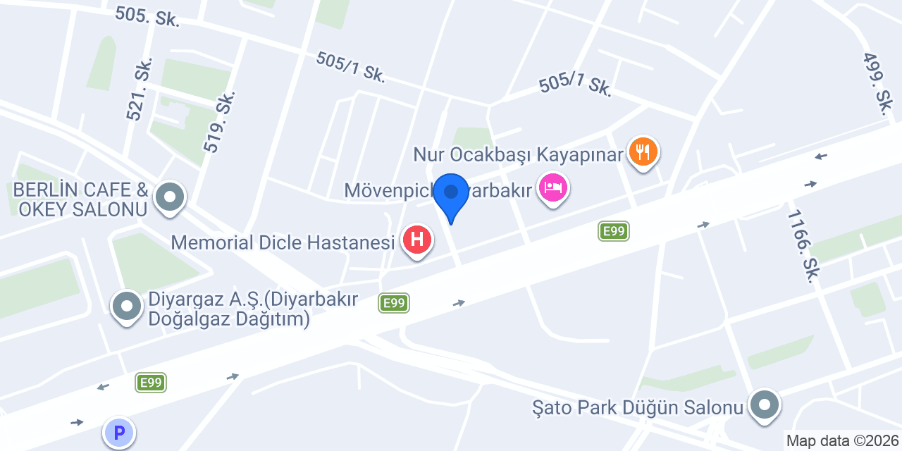 Gtos Terapi Diyarbakır konumu