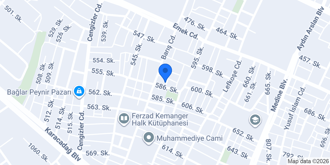Şifa Eczanesi konumu