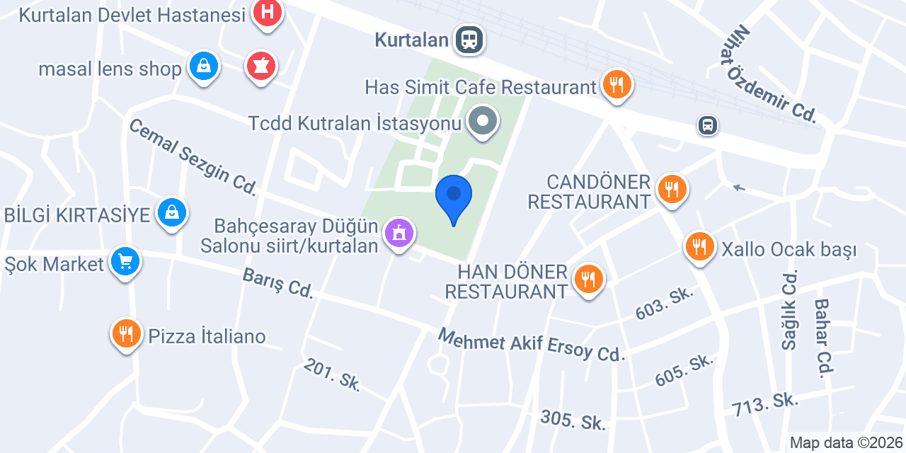 Kurtalan Park Cafe Restaurant konumu