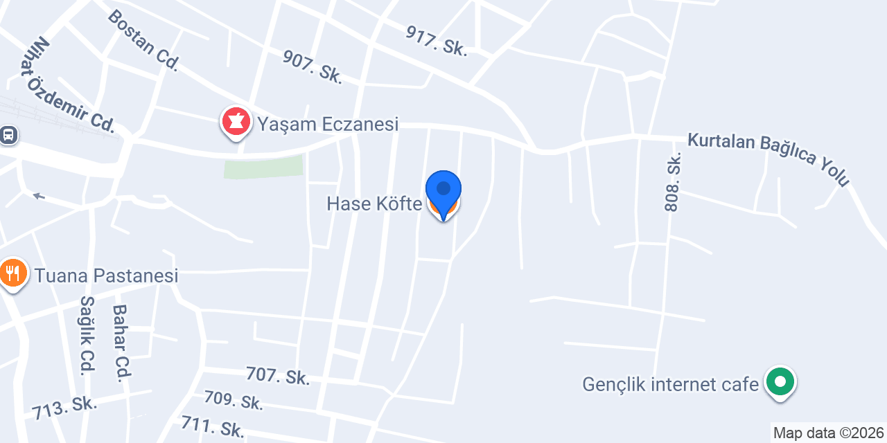Hase Köfte konumu