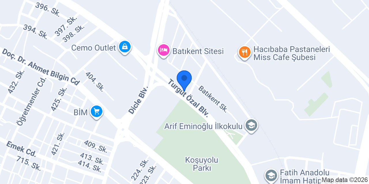 Batıkent Lahmacun konumu