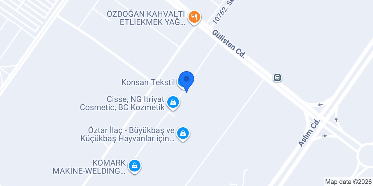 Elkavi Kauçuk Endüstri Ltd.Şti. konumu