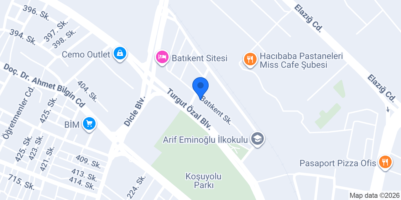 Batıkent NAS Market konumu