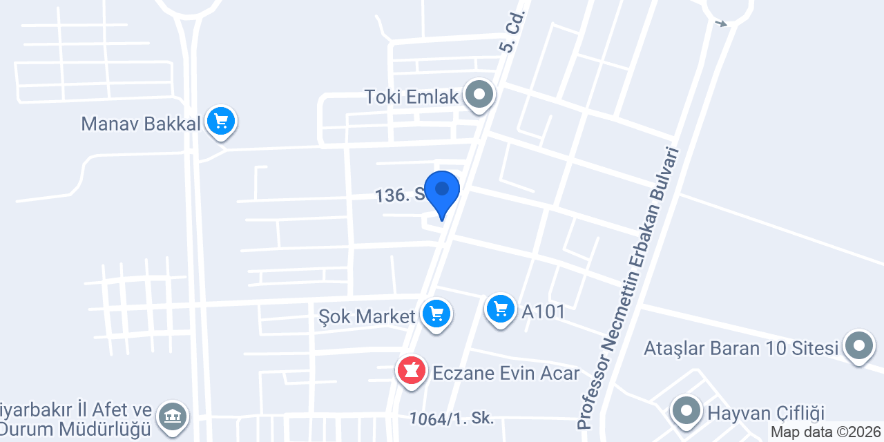 Kaçmaz inşaat & yapı dekorasyon konumu