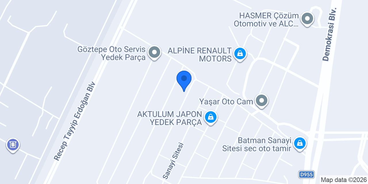 aytunç otomotiv konumu
