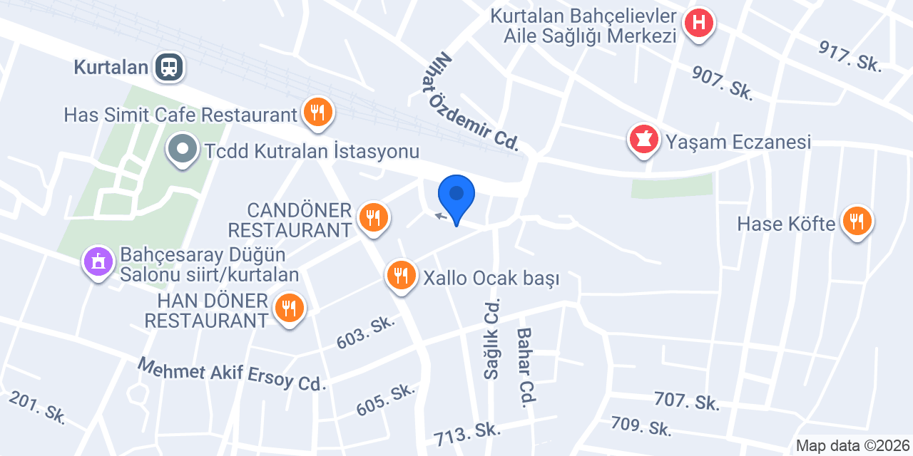 BSM Çamsan Parke konumu