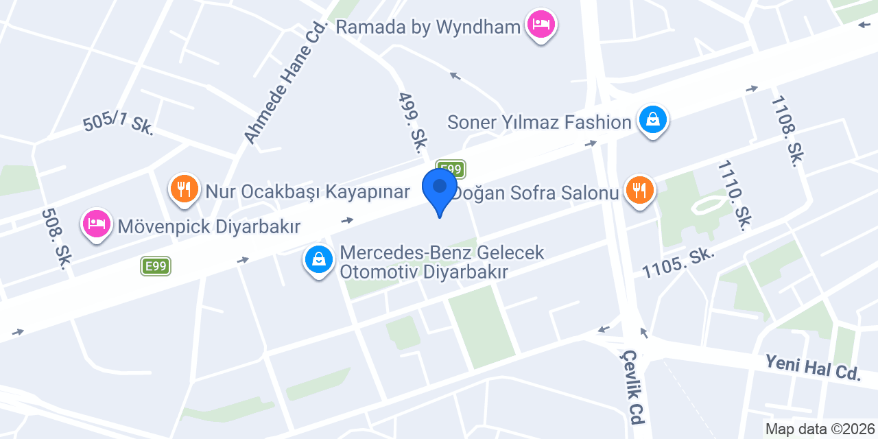 Sigorta Center Diyarbakır konumu