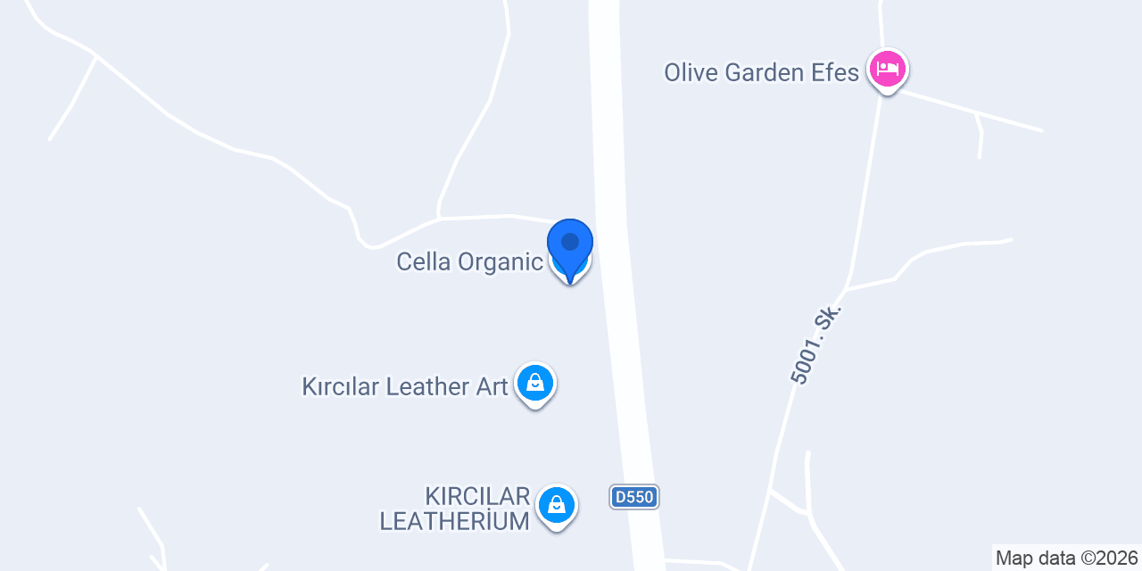 Cella Organic konumu