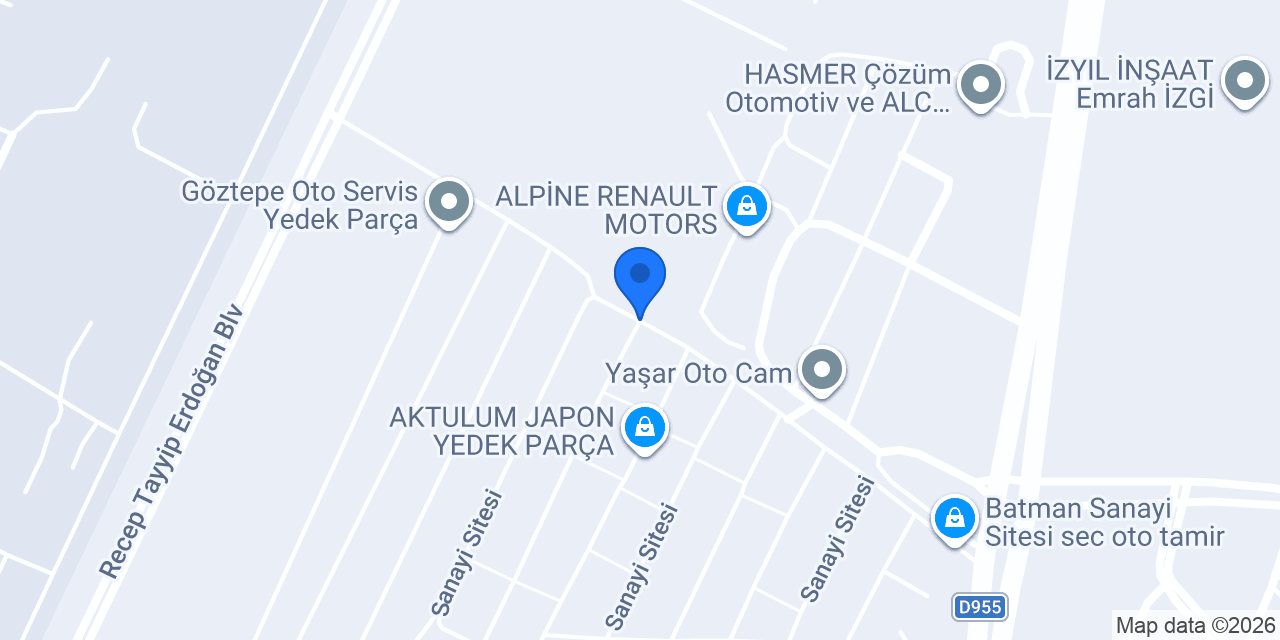 Akar auto mecanik konumu