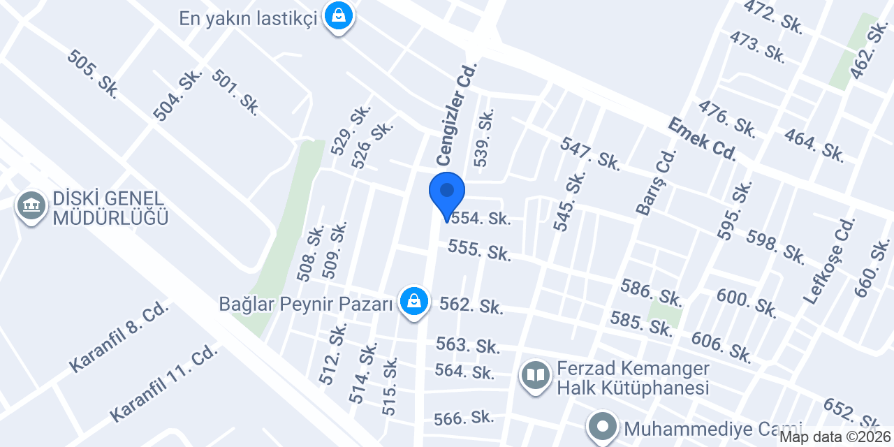 Kuaför aziz tayyarcan konumu