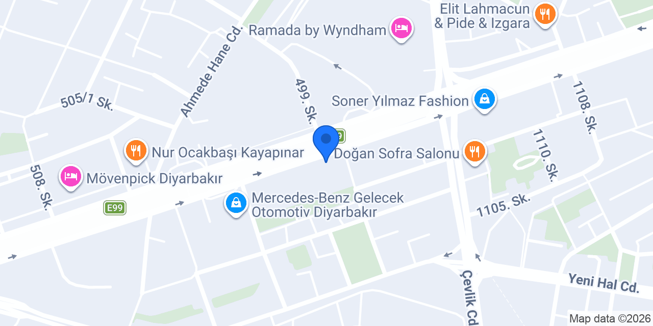 Barano ev & büro ofis mobilyaları konumu