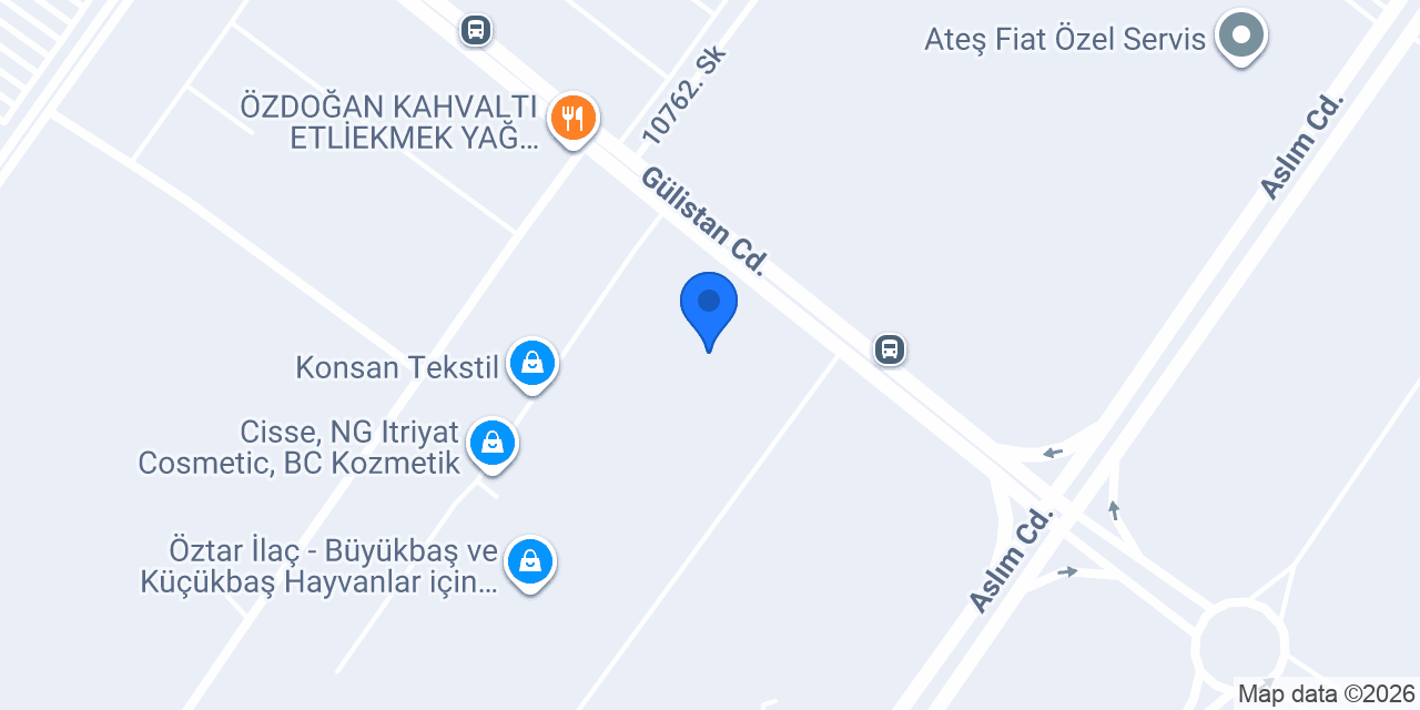 Turksan İş Elbiseleri konumu