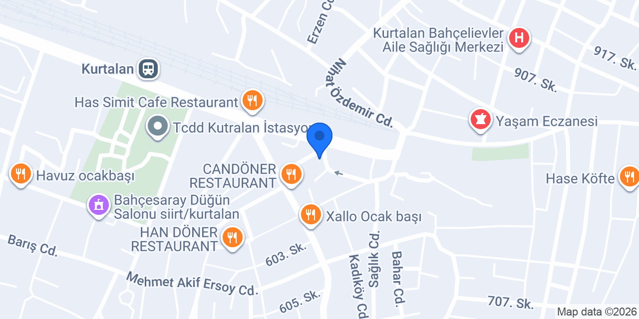 Exper Veteriner kliniği konumu