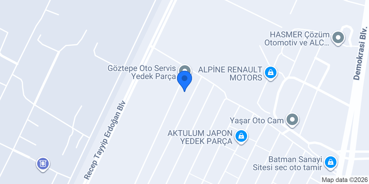 ASY OTOMOTİV konumu