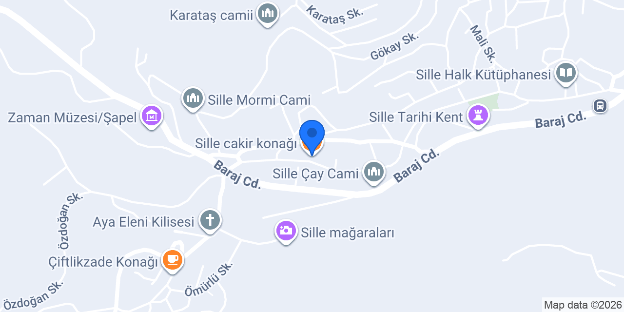 Sille cakir konağı konumu