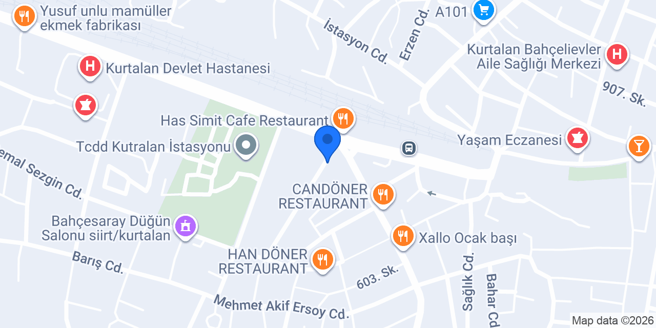 DERYALAR DİJİTAL konumu