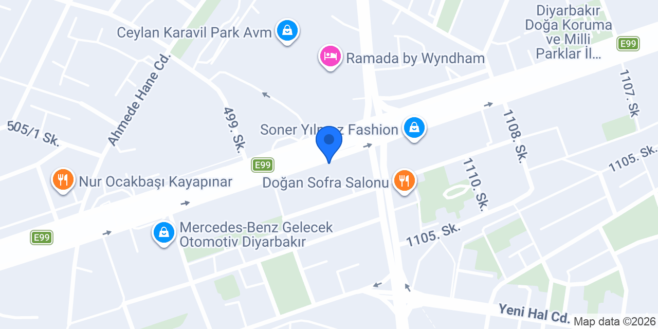Ekin Rent A Car konumu