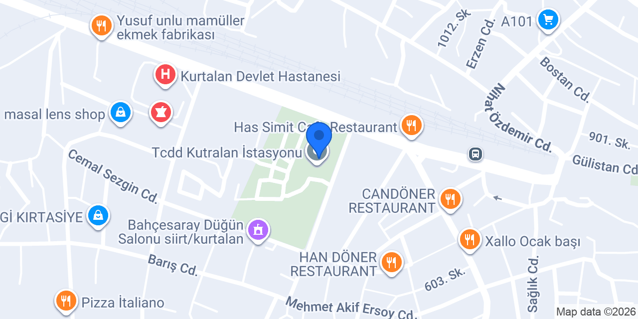 Yeşil Bahçe konumu