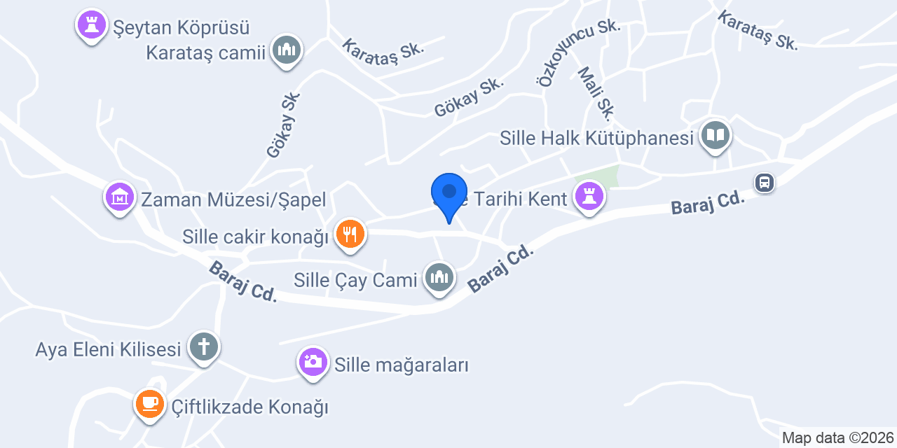 Türkan Konağı konumu
