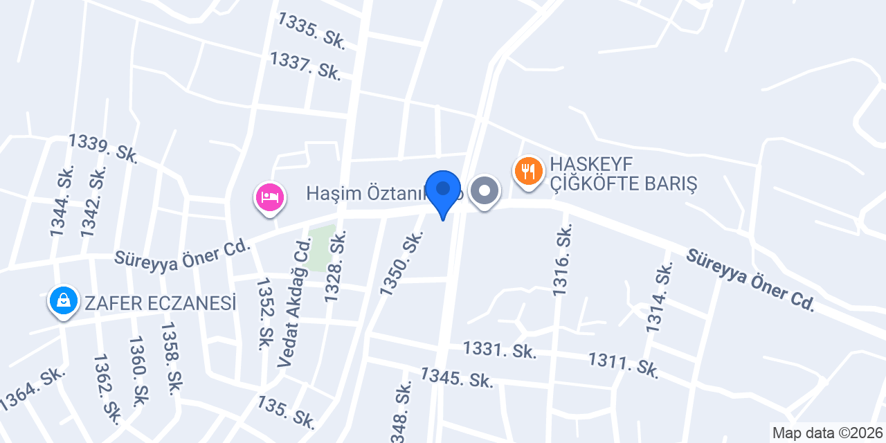 Genç mobilya A.ş konumu