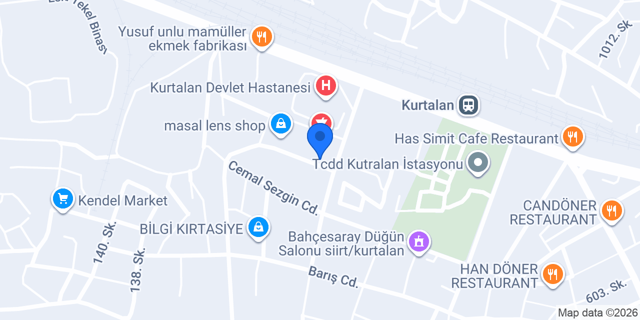 Gözde cafe resturant konumu
