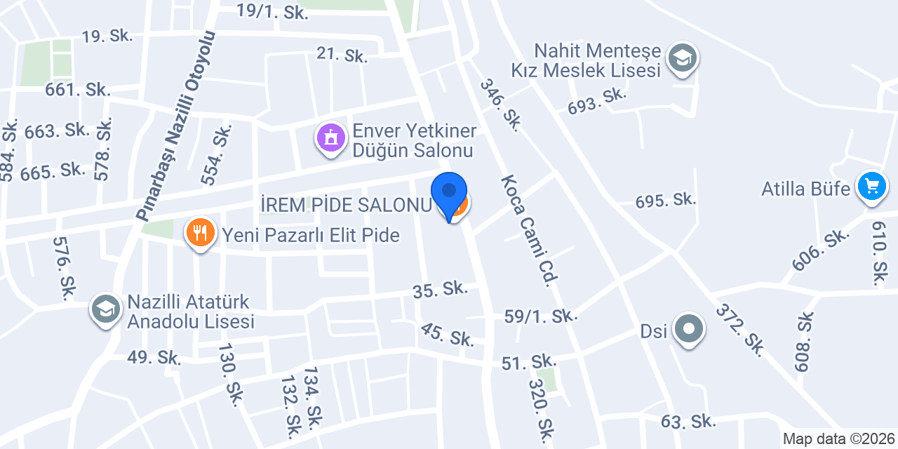 İREM PİDE SALONU konumu