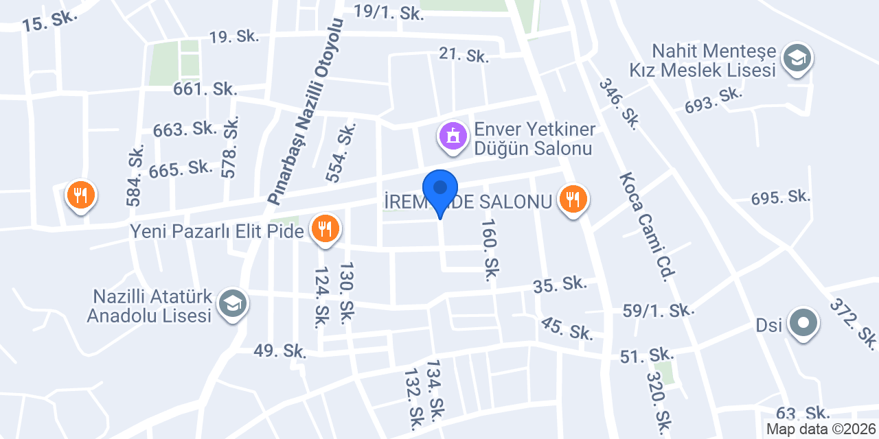 Ömür Dondurma cafe konumu