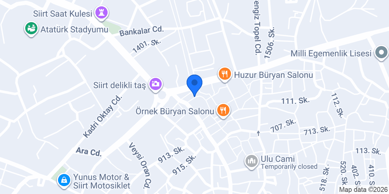 Şark Halı ve Çeyiz konumu