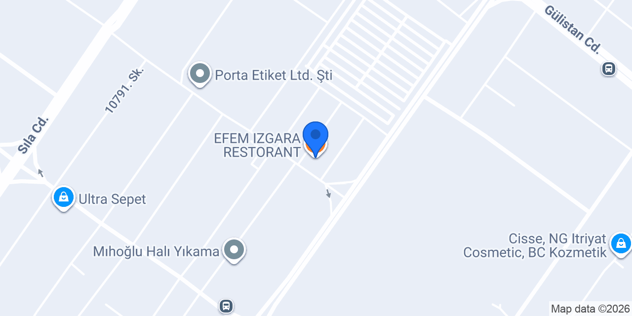 EFEM IZGARA RESTORANT konumu
