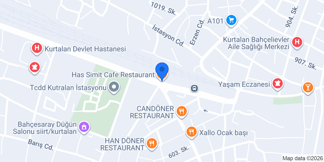 Has Simit Cafe Restaurant konumu