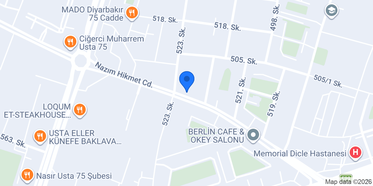 BAVER ET CADDE 75 konumu