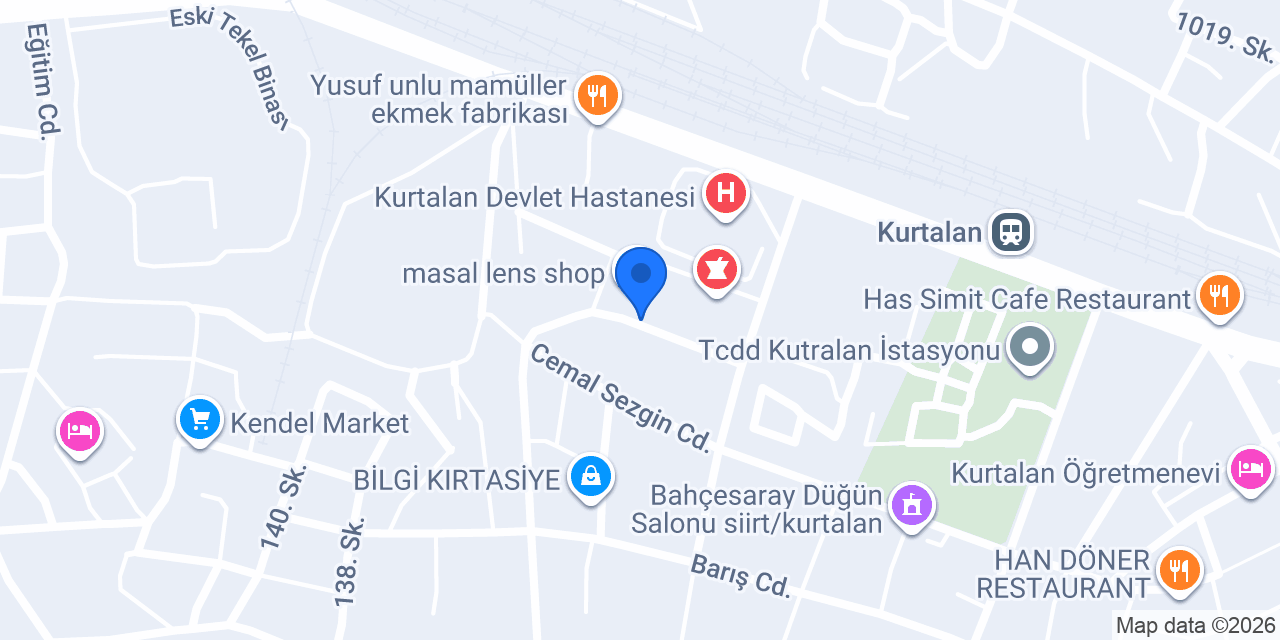 Tunç eczanesi konumu