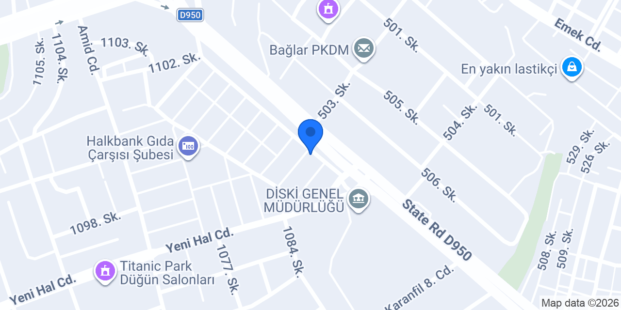 YEKSAN TEKSTİL ÜRETİM - TOPTAN SATIŞ konumu