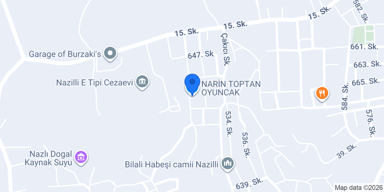 NARİN TOPTAN OYUNCAK konumu