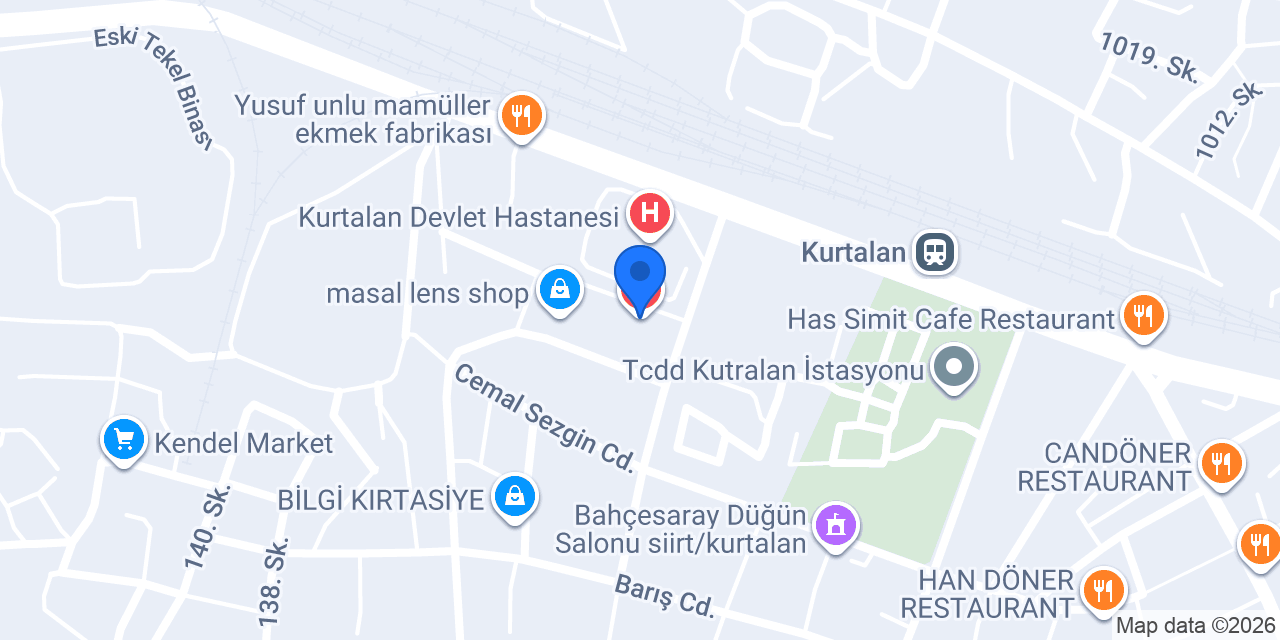 Huzur Eczanesi konumu