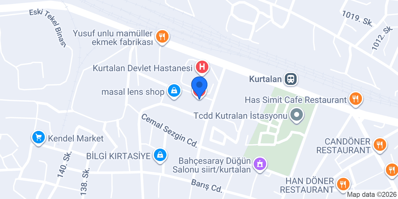Kurtalan oktay eczanesi konumu