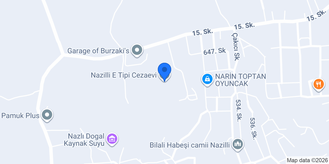 Nazilli E Tipi Cezaevi konumu