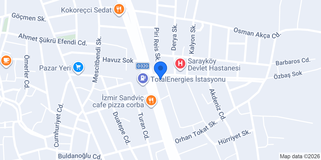 Sarayköy Eczanesi konumu