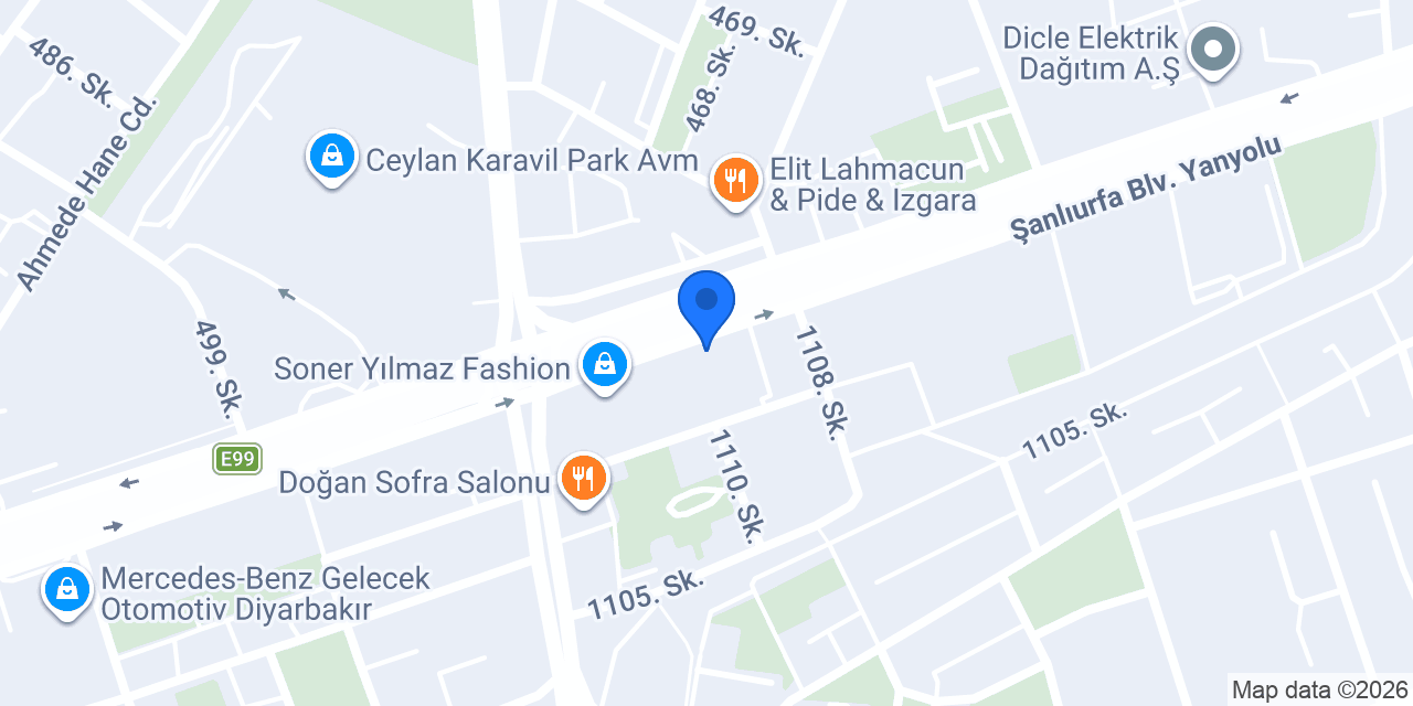 Alfemo Diyarbakır | Karavil Ev Konsept konumu