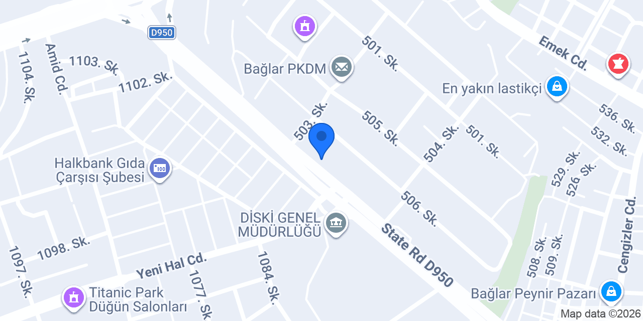 Kuveyt Türk Kantar Şubesi konumu