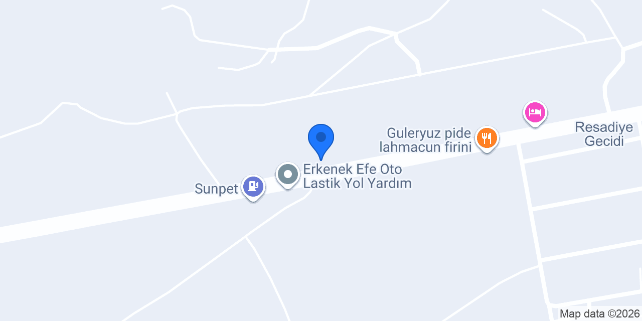 Ömeroğulları Oto Lastik konumu