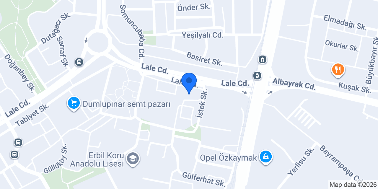 Terziler Taksi Durağı konumu