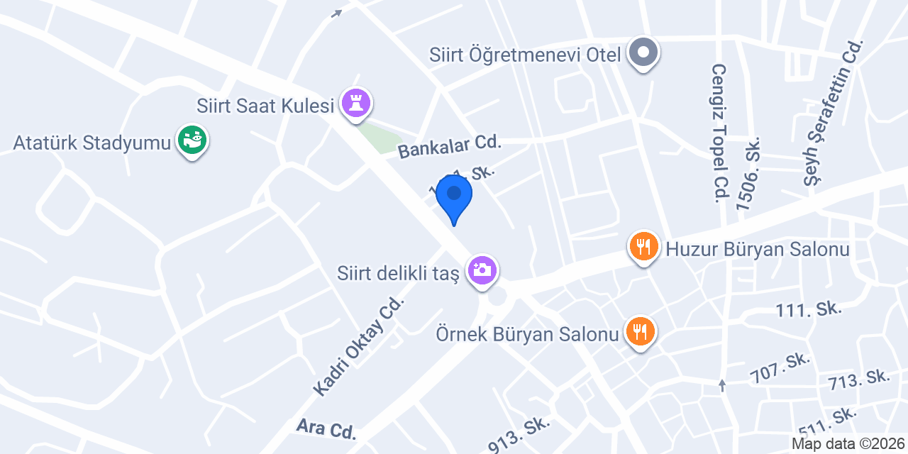 Voltaj Elektrik Siirt konumu