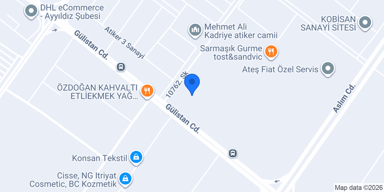 Ekinoks Endüstriyel Mutfak konumu