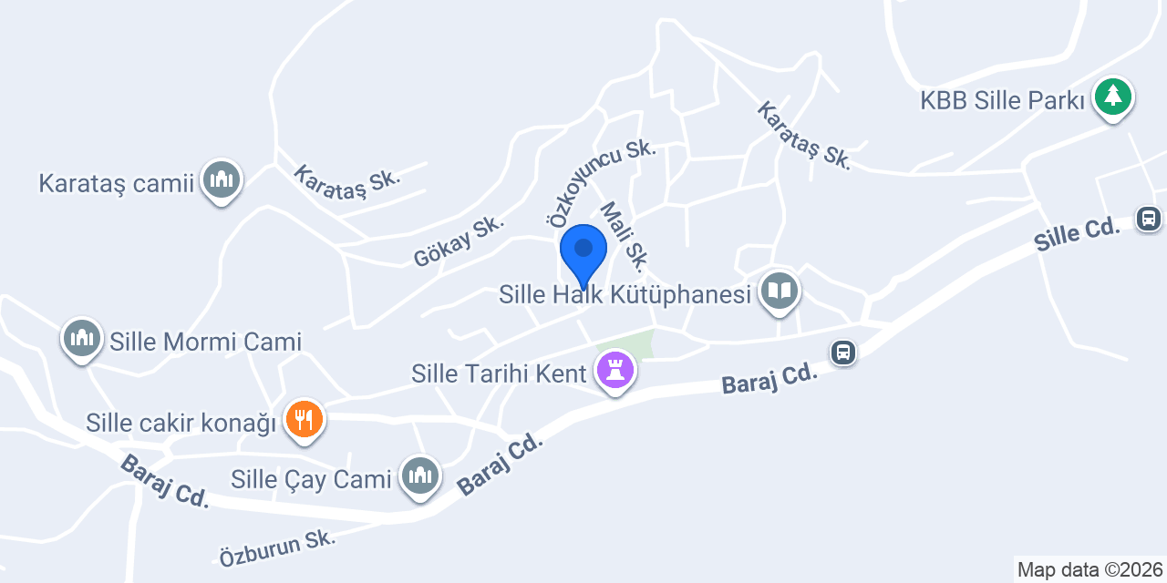 Teras sille Cafe konumu