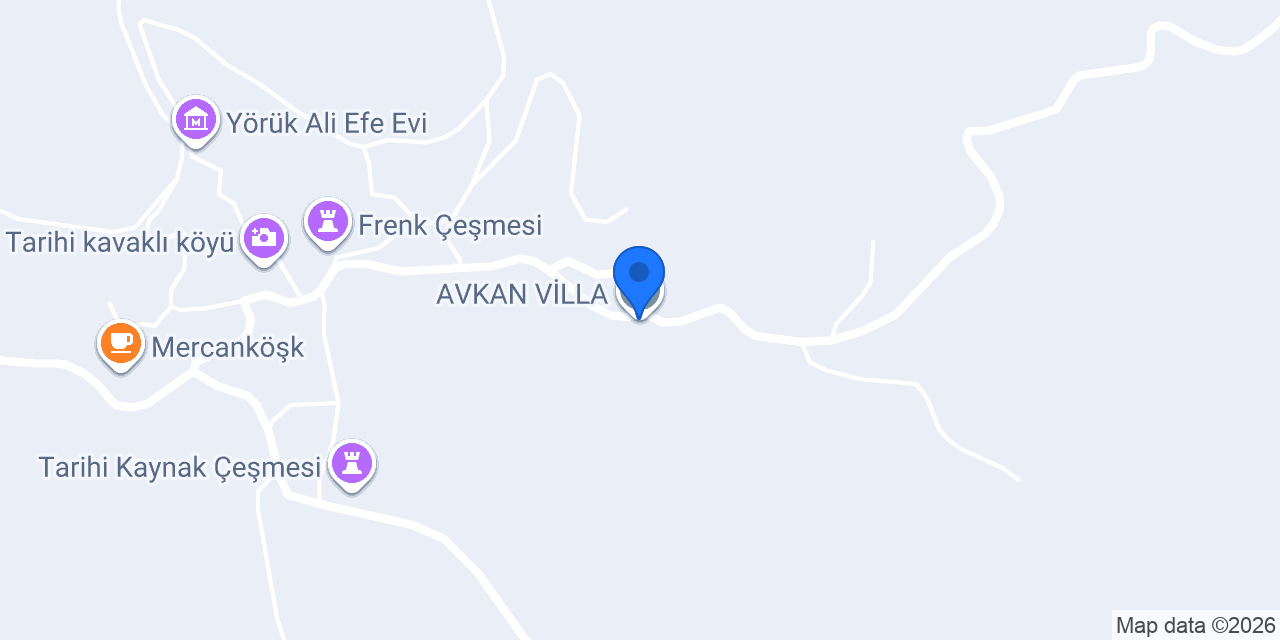 AVKAN VİLLA konumu