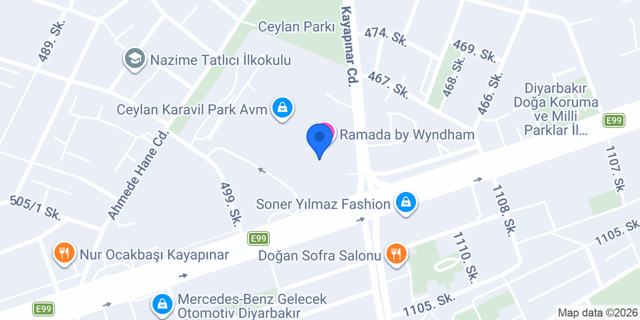 Cajun Corner Ceylan Avm konumu