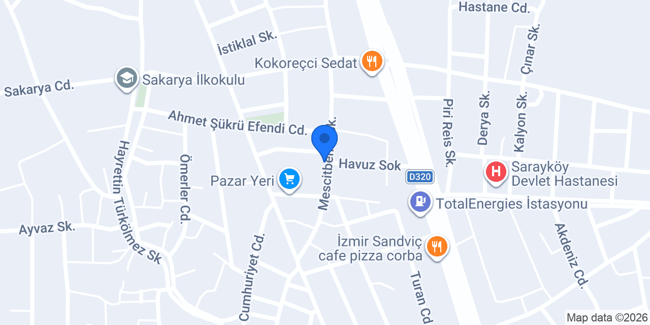 Denizli Tesisat konumu