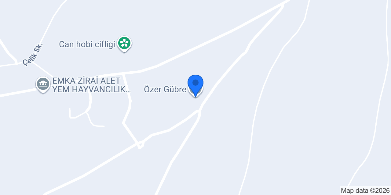 Özer Gübre konumu